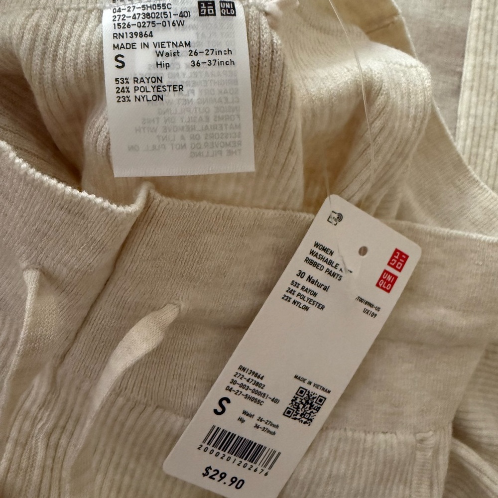 Washable Ribbed Knit Pants - Picture 4 of 6
